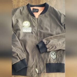 Love Tree Olive green Bomber Jacket Size L